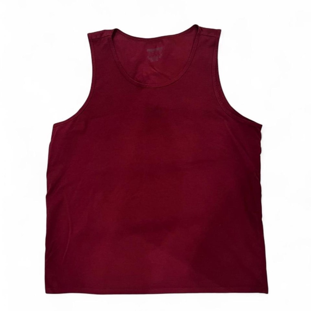 Men's Solid Burgundy Tank Top - Everyday Essential